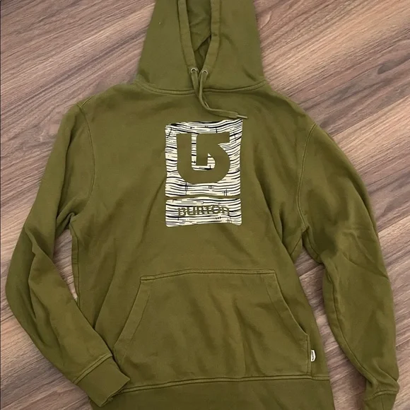Burton Forest Green Men's Hoodie - Picture 4 of 4